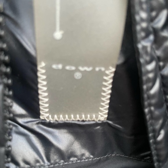 ADD Coat Goose Down Puffer Black US Size 2 Long ICON 10 Shiny - Picture 5 of 11